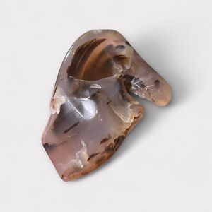 Freeform Agate Natural Collector Plume Agate